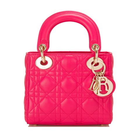 pink lady dior bag|mini Lady Dior velvet bag.